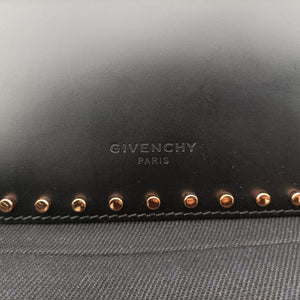 Vintage Givenchy Rider Black Canvas × Calfskin Leather   backpack/rucksack | stylenewstar
