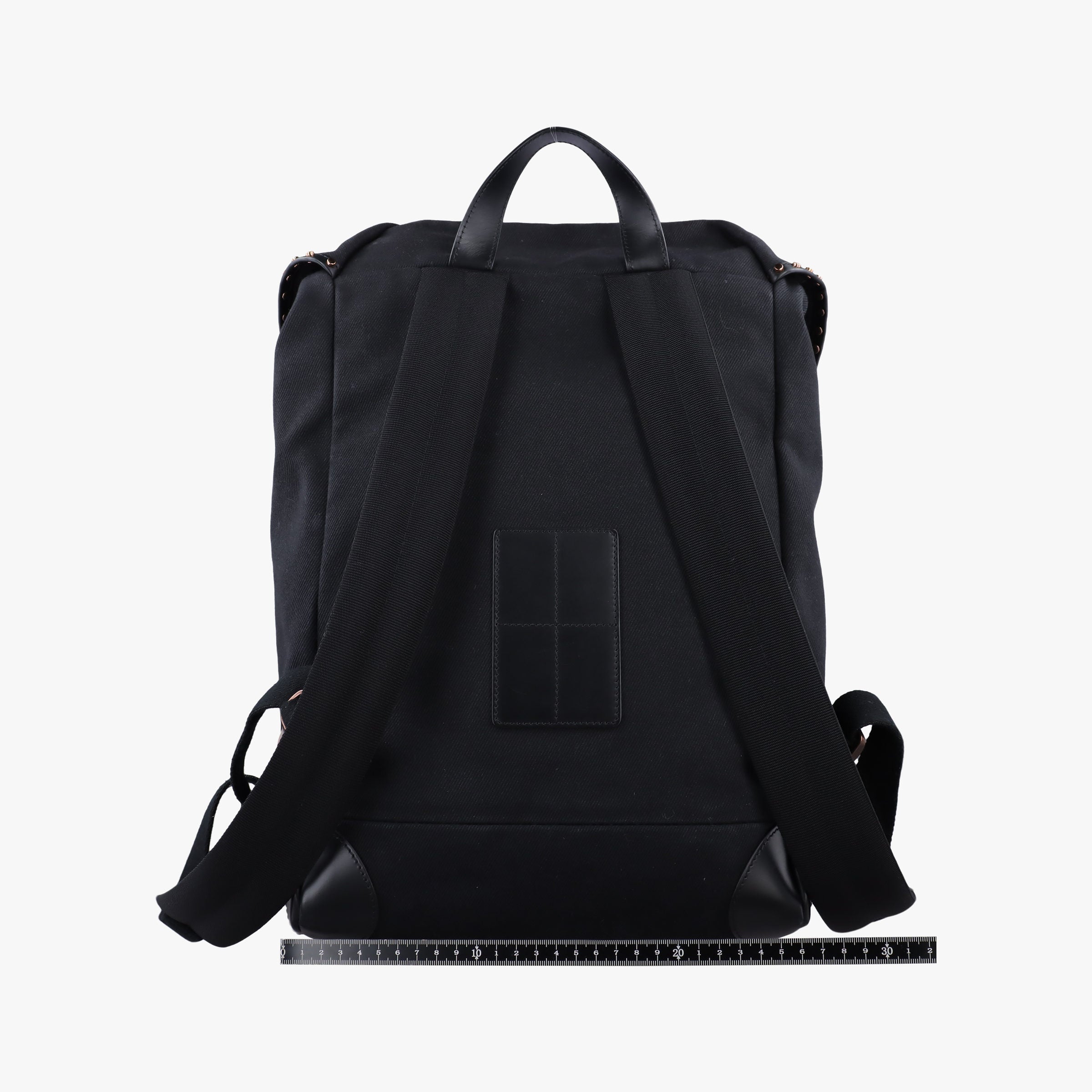 Vintage Givenchy Rider Black Canvas × Calfskin Leather   backpack/rucksack | stylenewstar