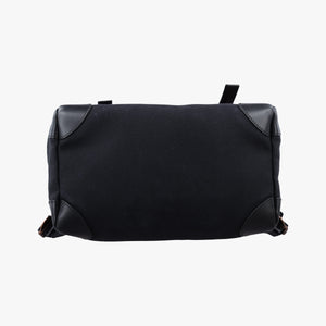 Vintage Givenchy Rider Black Canvas × Calfskin Leather   backpack/rucksack | stylenewstar
