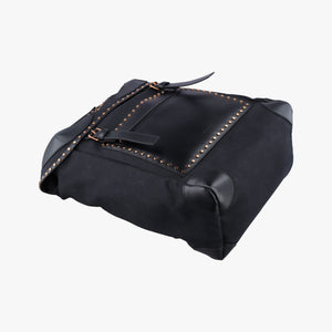 Vintage Givenchy Rider Black Canvas × Calfskin Leather   backpack/rucksack | stylenewstar