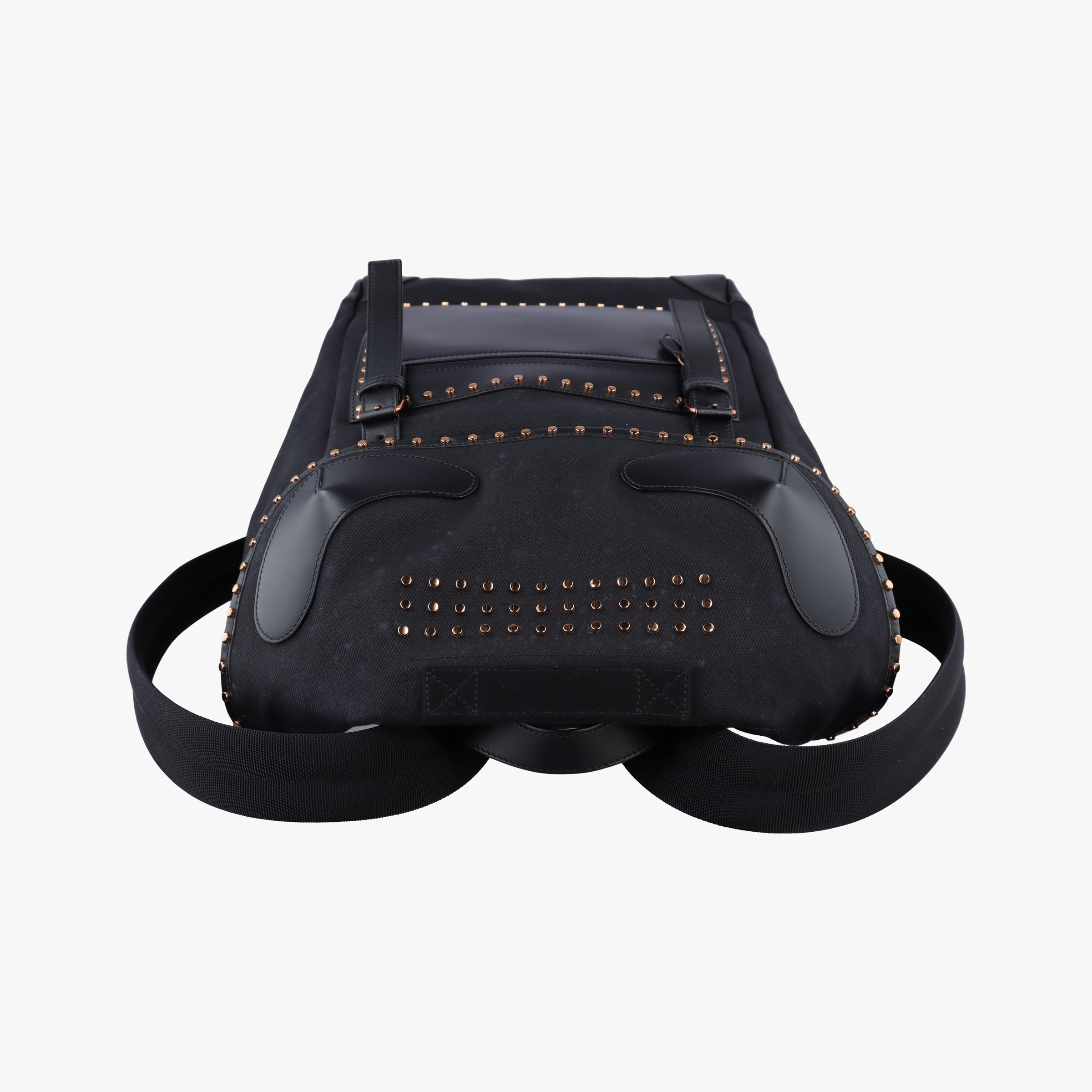 Vintage Givenchy Rider Black Canvas × Calfskin Leather   backpack/rucksack | stylenewstar