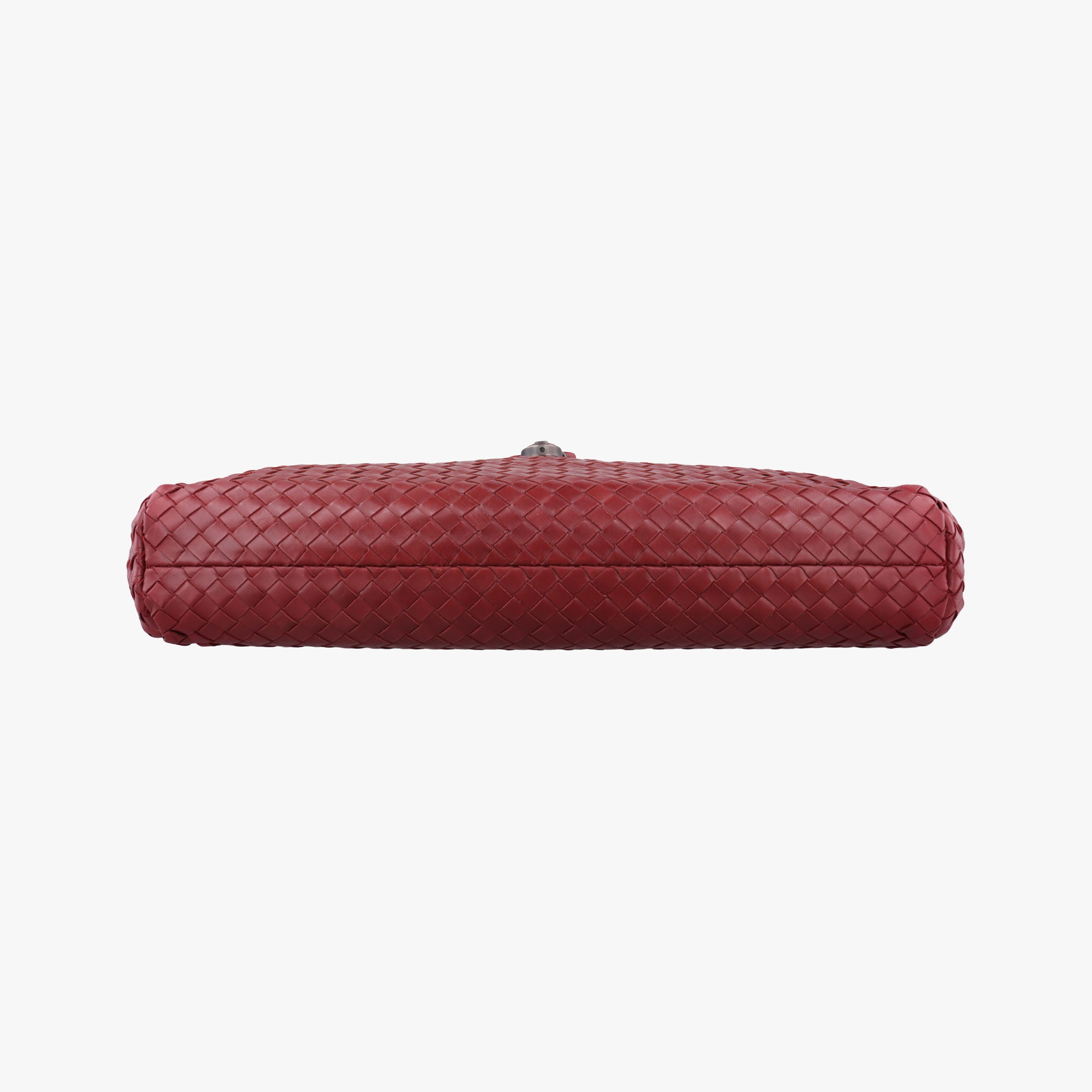 Pre-owned Bottega Veneta Intrecciato Red lambskin  handbag | stylenewstar
