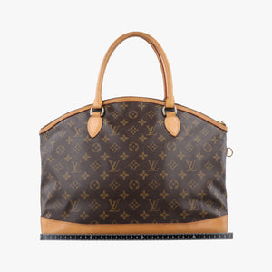 Pre-owned Louis Vuitton Lockit Horizontal Brown Monogram Canvas M40104 handbag | stylenewstar