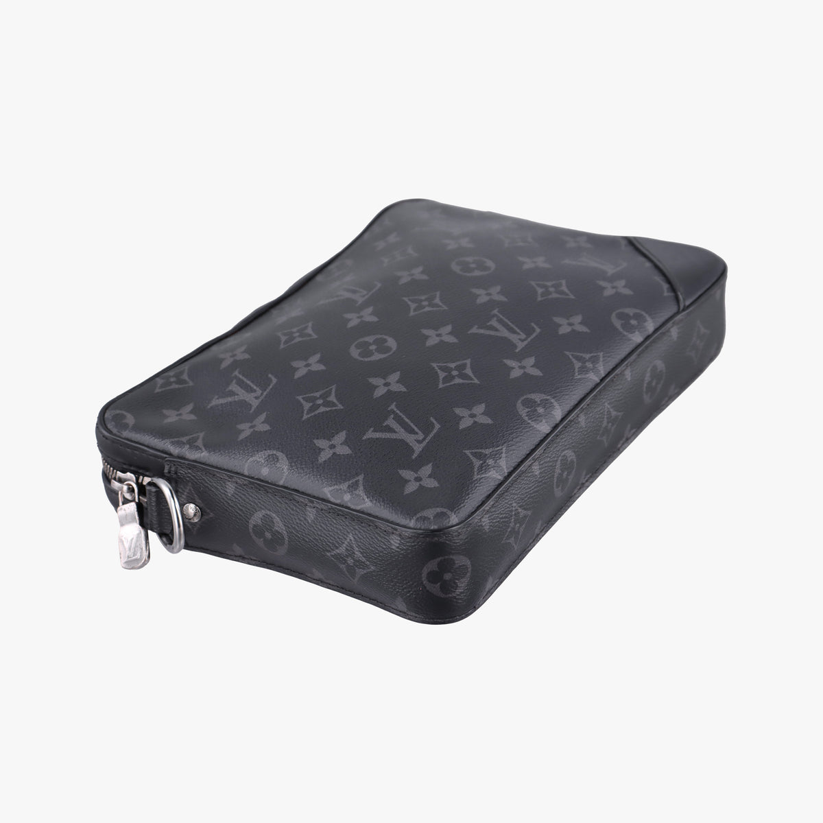 Pre-owned Louis Vuitton Trio Messenger Gris Monogram Shadow M46603 shoulderbag | stylenewstar