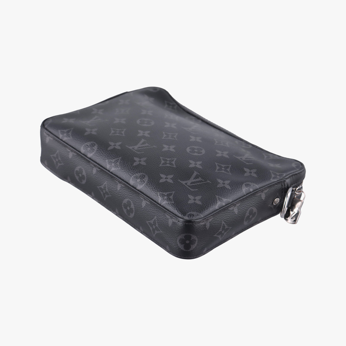 Pre-owned Louis Vuitton Trio Messenger Gris Monogram Shadow M46603 shoulderbag | stylenewstar