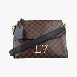 Vintage Louis Vuitton Beaubourg Satchel MM EBENE×BLACK Damier Canvas N40177 shoulderbag | stylenewstar