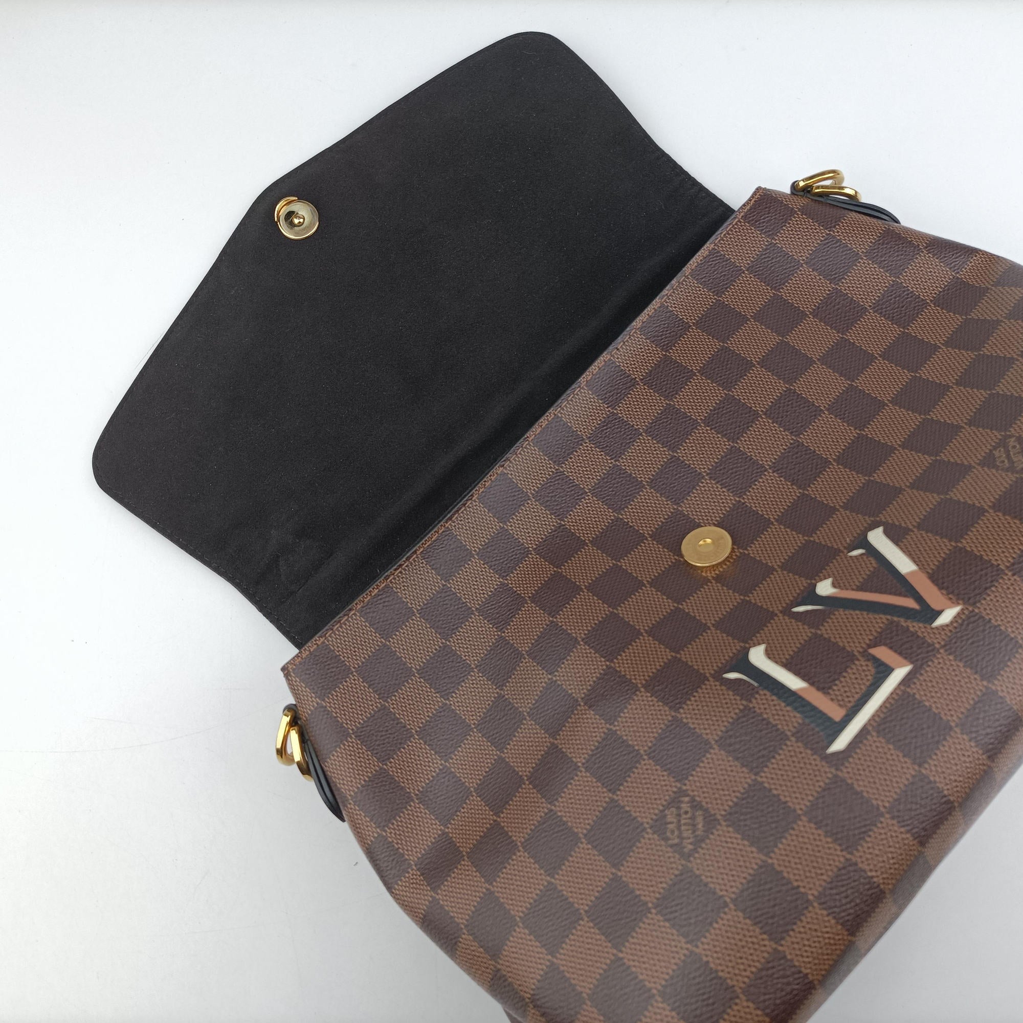 Vintage Louis Vuitton Beaubourg Satchel MM EBENE×BLACK Damier Canvas N40177 shoulderbag | stylenewstar
