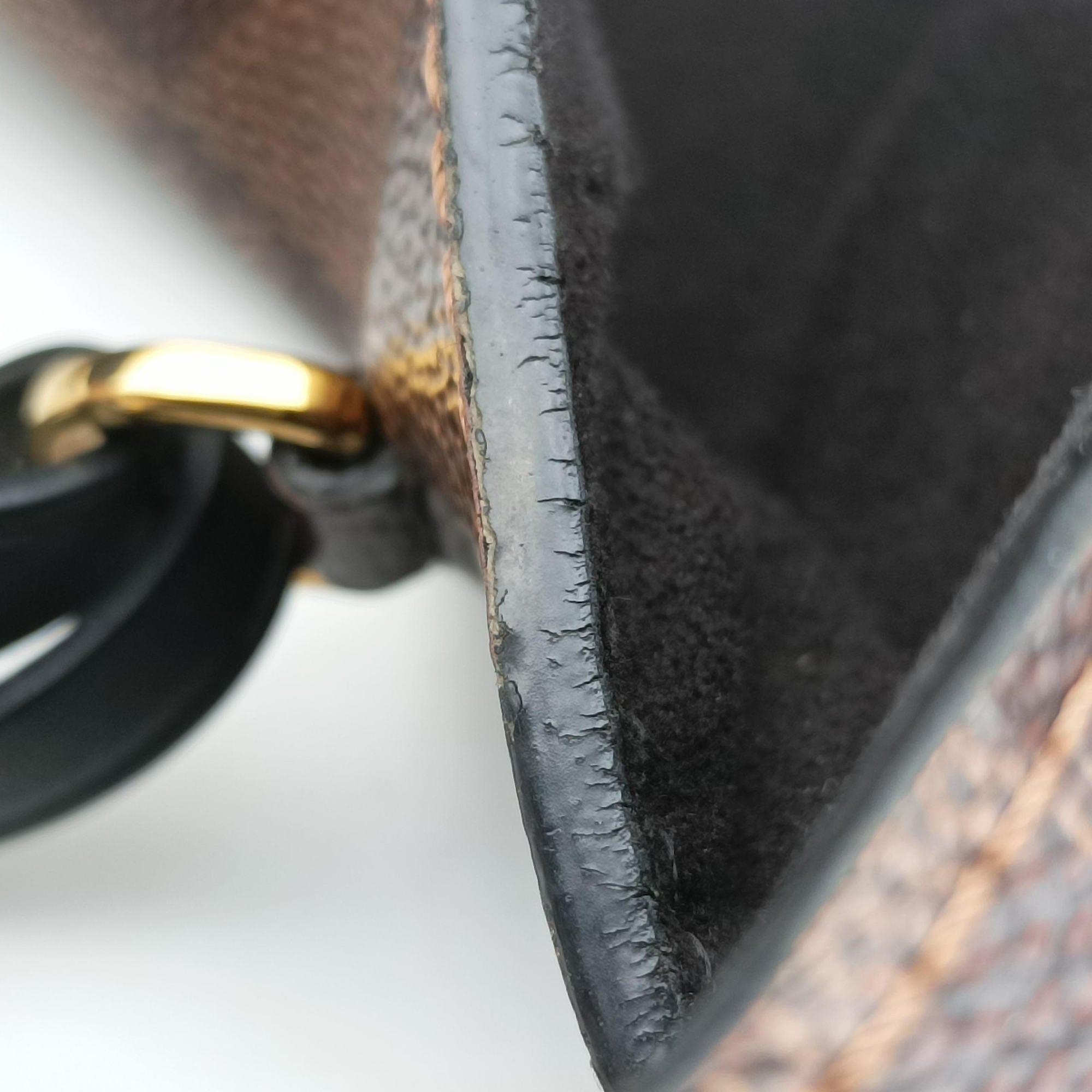 Vintage Louis Vuitton Beaubourg Satchel MM EBENE×BLACK Damier Canvas N40177 shoulderbag | stylenewstar