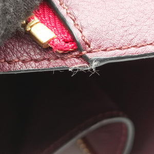 Vintage Loewe hammock Red×burgundy leather  shoulderbag | stylenewstar