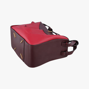 Vintage Loewe hammock Red×burgundy leather  shoulderbag | stylenewstar