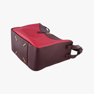 Vintage Loewe hammock Red×burgundy leather  shoulderbag | stylenewstar