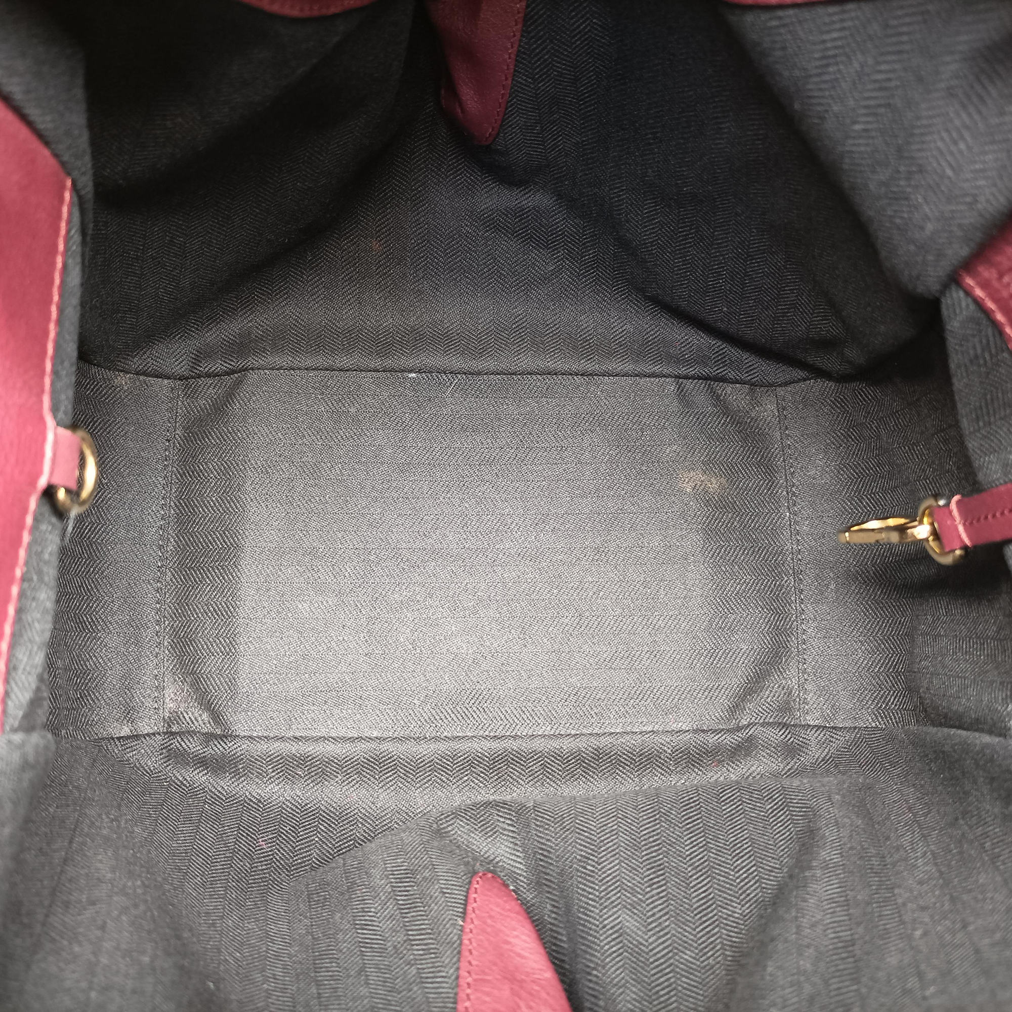 Vintage Loewe hammock Red×burgundy leather  shoulderbag | stylenewstar