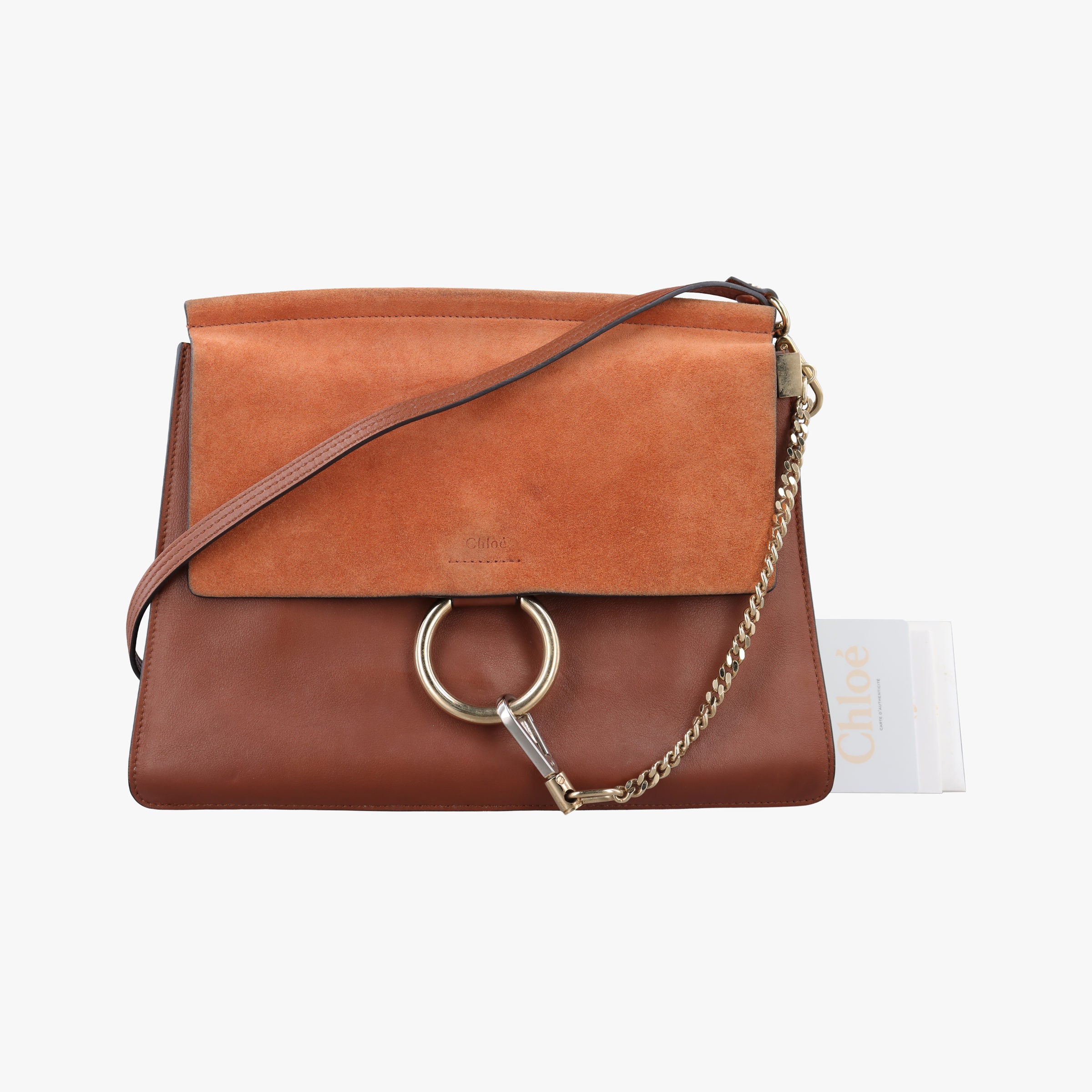 Vintage Chloe FAYE Brown Leather × suede  shoulderbag | stylenewstar
