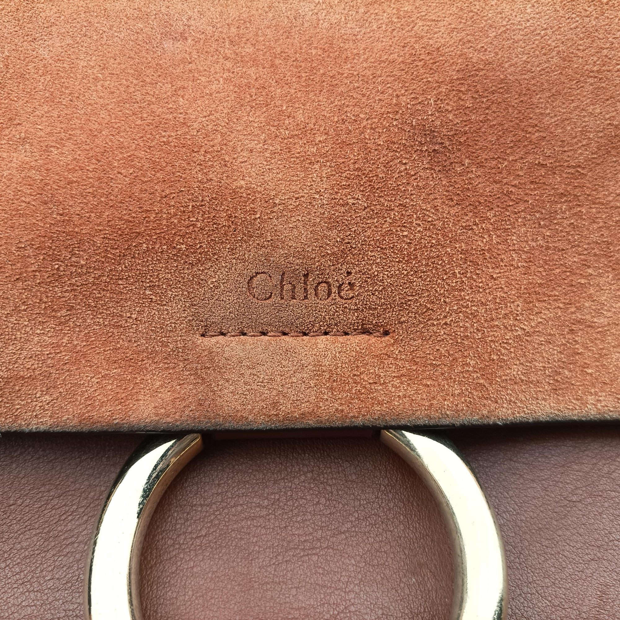 Vintage Chloe FAYE Brown Leather × suede  shoulderbag | stylenewstar