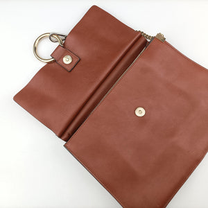 Vintage Chloe FAYE Brown Leather × suede  shoulderbag | stylenewstar
