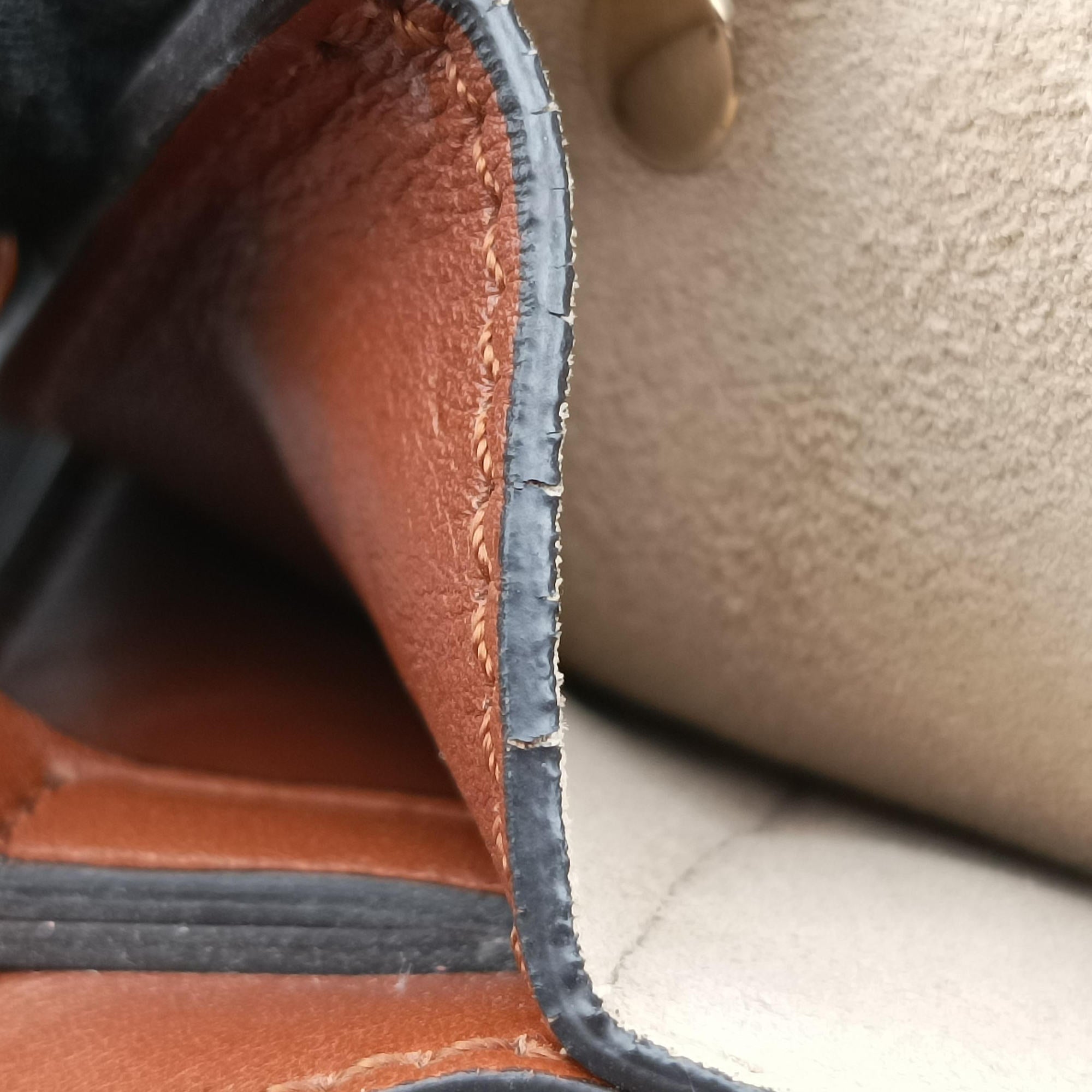 Vintage Chloe FAYE Brown Leather × suede  shoulderbag | stylenewstar
