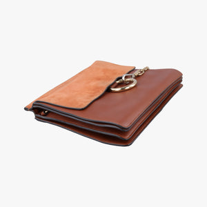 Vintage Chloe FAYE Brown Leather × suede  shoulderbag | stylenewstar