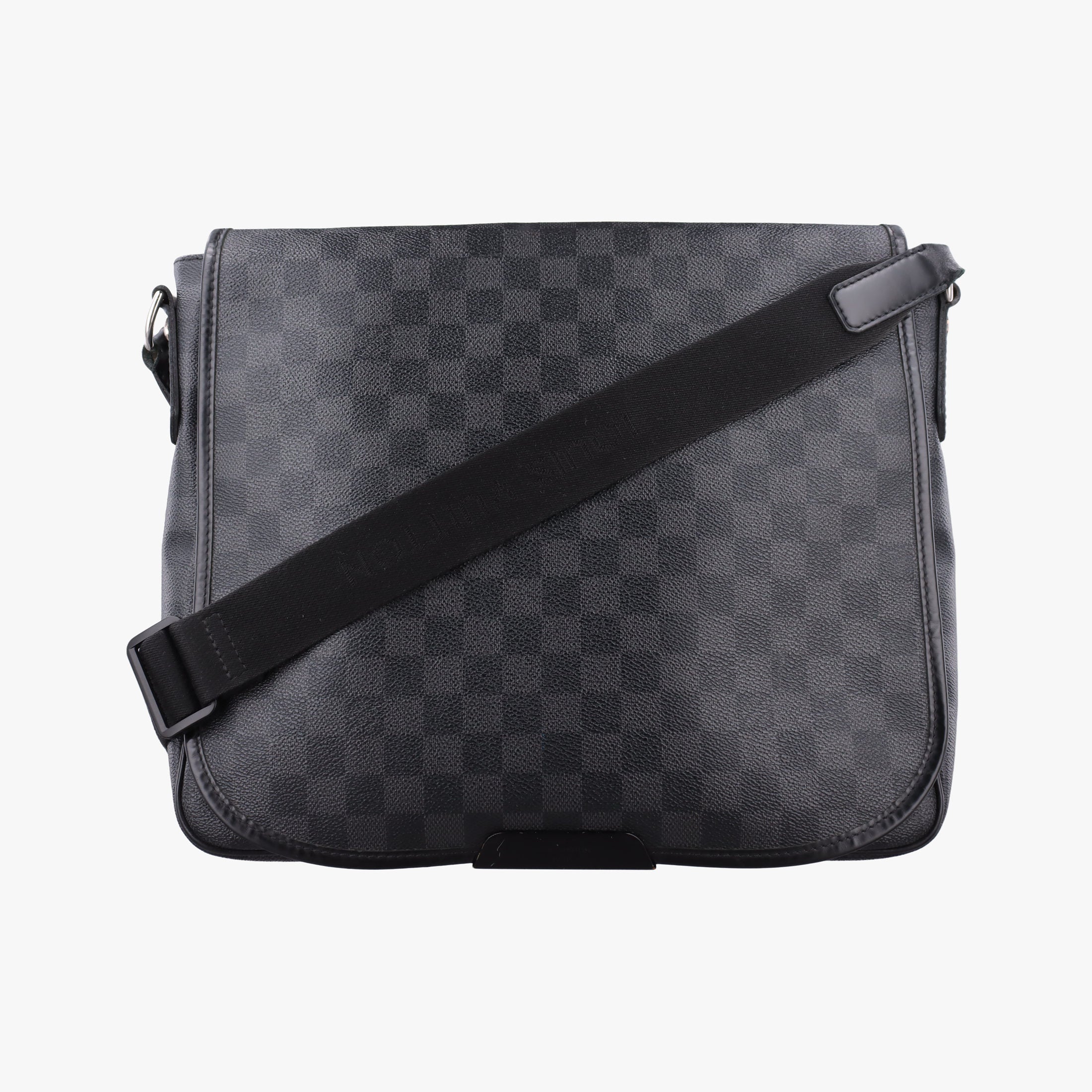 Vintage Louis Vuitton DANIEL MM Noir Damier GRAPHITE N58029 shoulderbag | stylenewstar