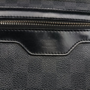 Vintage Louis Vuitton DANIEL MM Noir Damier GRAPHITE N58029 shoulderbag | stylenewstar