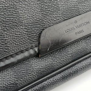 Vintage Louis Vuitton DANIEL MM Noir Damier GRAPHITE N58029 shoulderbag | stylenewstar