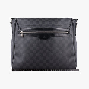 Vintage Louis Vuitton DANIEL MM Noir Damier GRAPHITE N58029 shoulderbag | stylenewstar