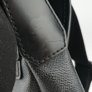 Vintage Louis Vuitton DANIEL MM Noir Damier GRAPHITE N58029 shoulderbag | stylenewstar