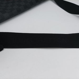 Vintage Louis Vuitton DANIEL MM Noir Damier GRAPHITE N58029 shoulderbag | stylenewstar