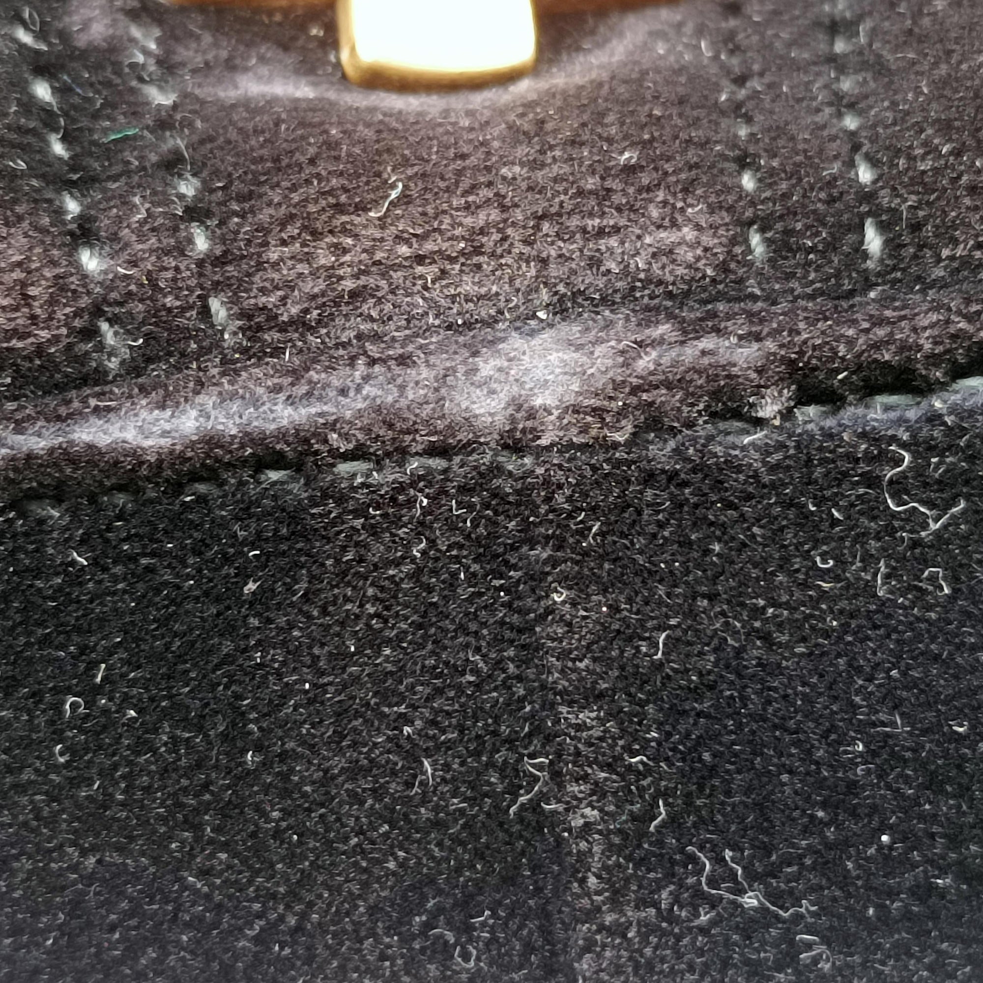 Secondhand Gucci GG Marmont Black×multicolor velour 443496 shoulderbag | stylenewstar