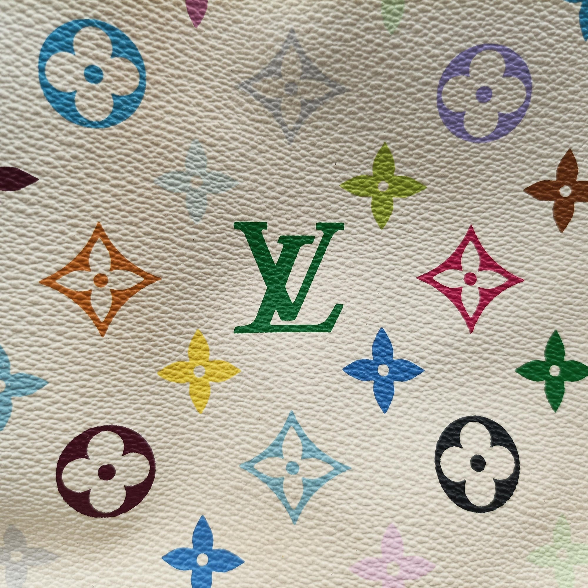 Vintage Louis Vuitton Petit NOe white Monogram Multicolor M42229 shoulderbag | stylenewstar