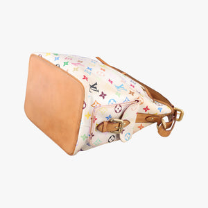 Vintage Louis Vuitton Petit NOe white Monogram Multicolor M42229 shoulderbag | stylenewstar