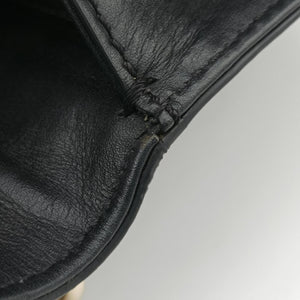 Pre-owned Valentino Rockstud Glam Lock Black Leather  shoulderbag | stylenewstar