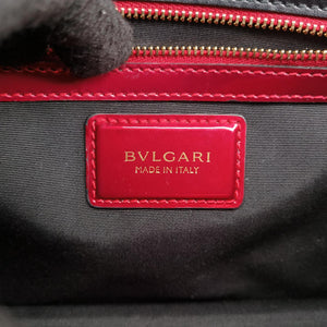 Pre-owned Bvlgari Serpenti Forever Red Patent Leather  shoulderbag | stylenewstar