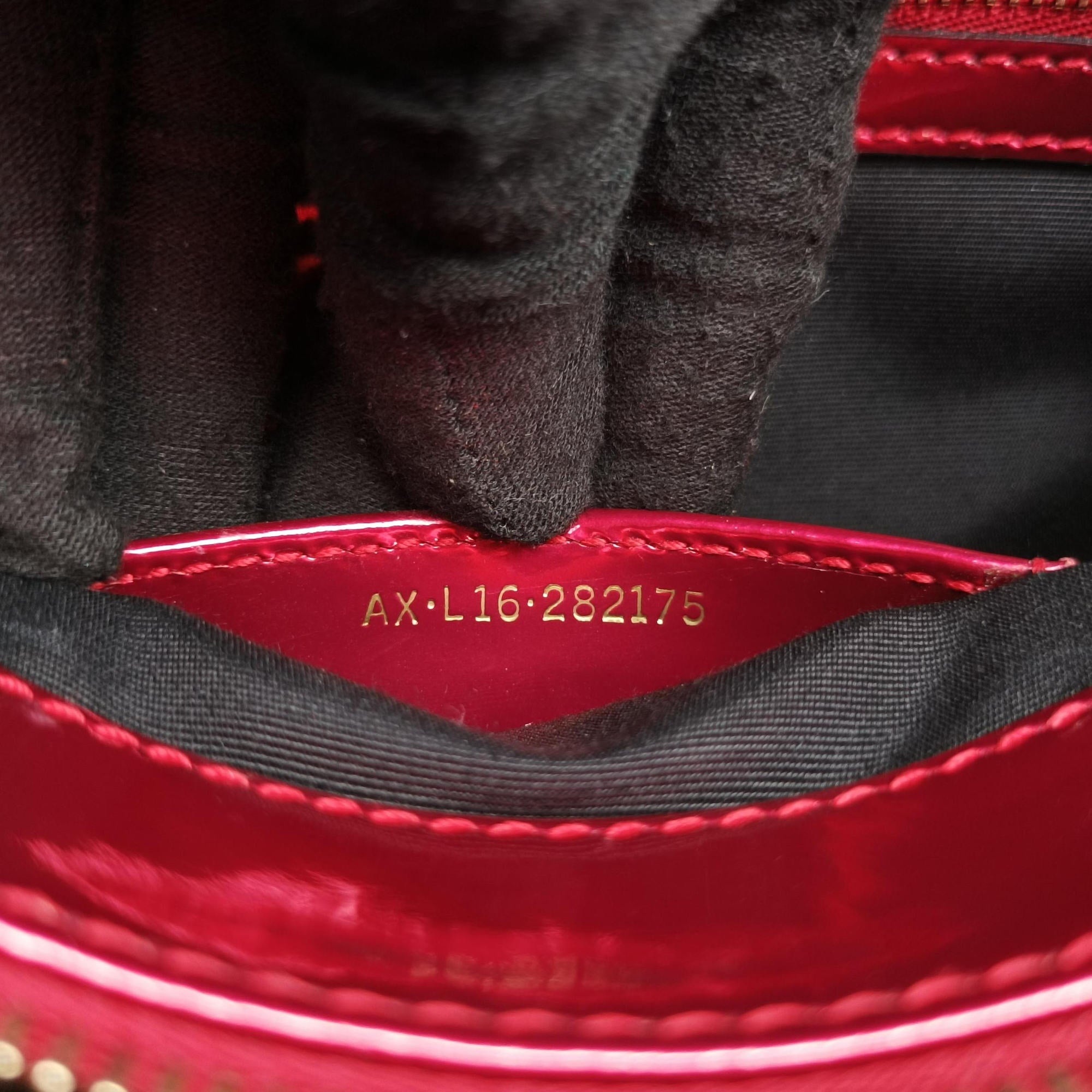 Pre-owned Bvlgari Serpenti Forever Red Patent Leather  shoulderbag | stylenewstar