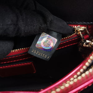 Pre-owned Bvlgari Serpenti Forever Red Patent Leather  shoulderbag | stylenewstar