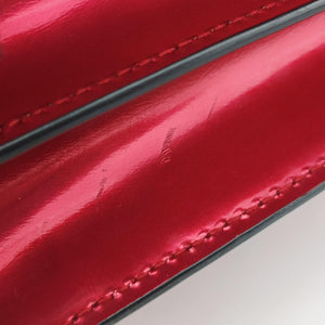 Pre-owned Bvlgari Serpenti Forever Red Patent Leather  shoulderbag | stylenewstar