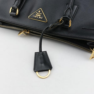 Vintage Prada Galleria Black SAFFIANO Leather BN2274 shoulderbag | stylenewstar