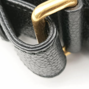 Vintage Gucci Print Messenger Black Leather 574803 shoulderbag | stylenewstar