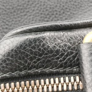 Vintage Gucci Print Messenger Black Leather 574803 shoulderbag | stylenewstar
