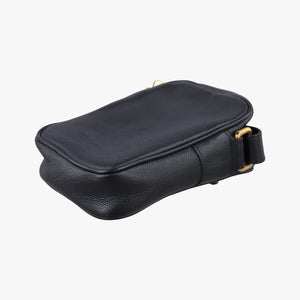 Vintage Gucci Print Messenger Black Leather 574803 shoulderbag | stylenewstar