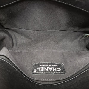 Pre-owned Chanel BOY CHANEL Black velour A67085 shoulderbag | stylenewstar