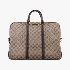 Pre-owned Gucci Diamante Brown PVC coated canvas 208463 handbag | stylenewstar