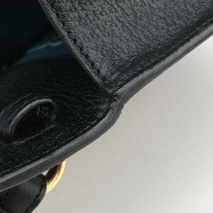 Secondhand Gucci Sylvie Black×Multi Leather 470270 shoulderbag | stylenewstar