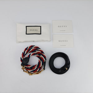 Secondhand Gucci Sylvie Black×Multi Leather 470270 shoulderbag | stylenewstar