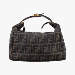 Pre-owned Fendi Zucca Print Brown canvas  handbag | stylenewstar