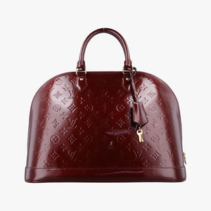 Pre-owned Louis Vuitton Alma GM Amarante Vernis M93595 handbag | stylenewstar