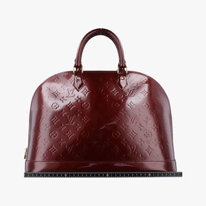 Pre-owned Louis Vuitton Alma GM Amarante Vernis M93595 handbag | stylenewstar