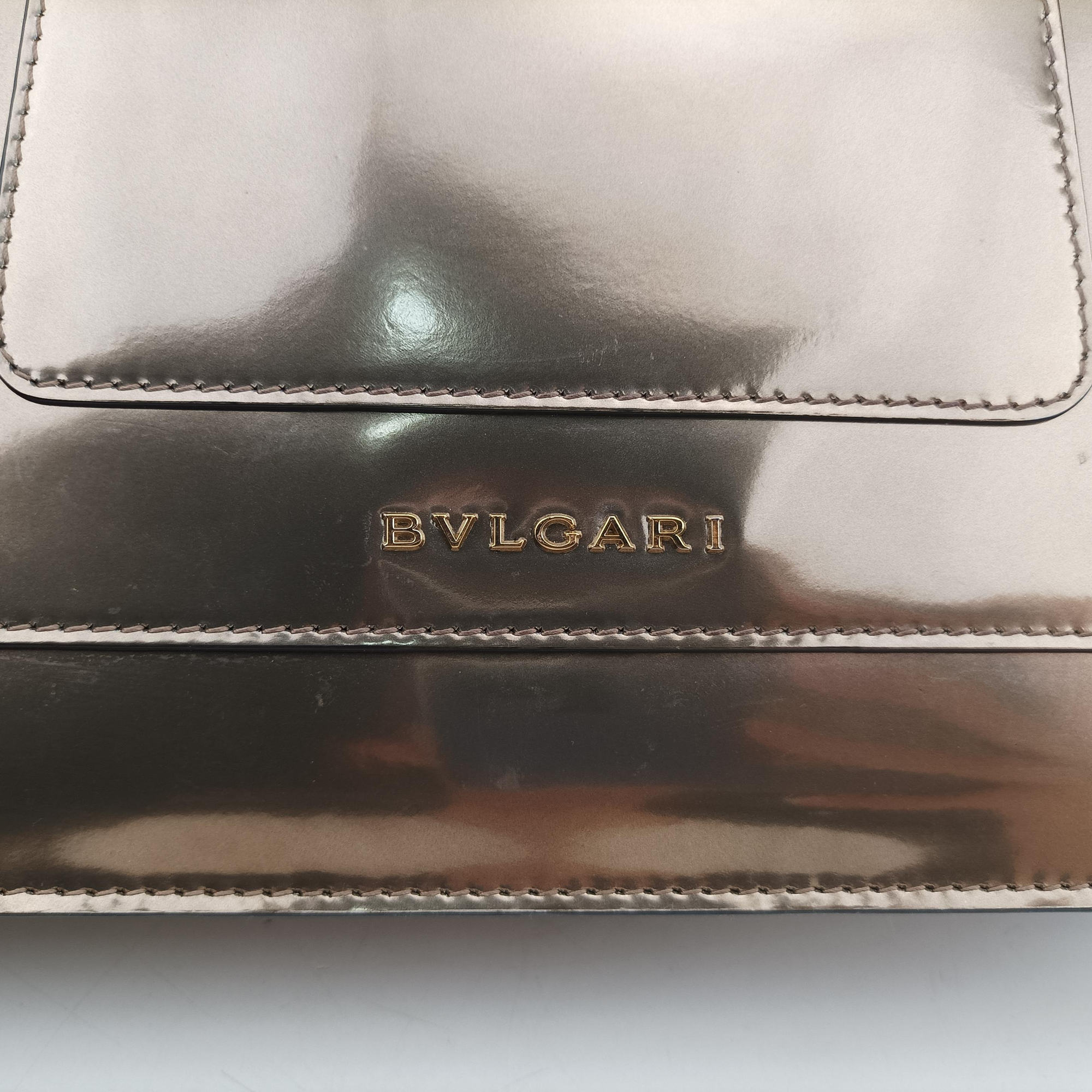 Pre-owned Bvlgari SERPENTI FOREVER Golden Enamel  shoulderbag | stylenewstar