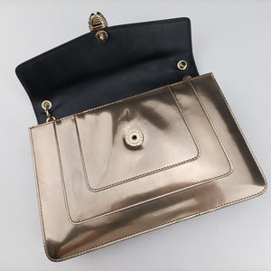 Pre-owned Bvlgari SERPENTI FOREVER Golden Enamel  shoulderbag | stylenewstar