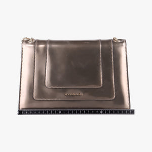 Pre-owned Bvlgari SERPENTI FOREVER Golden Enamel  shoulderbag | stylenewstar