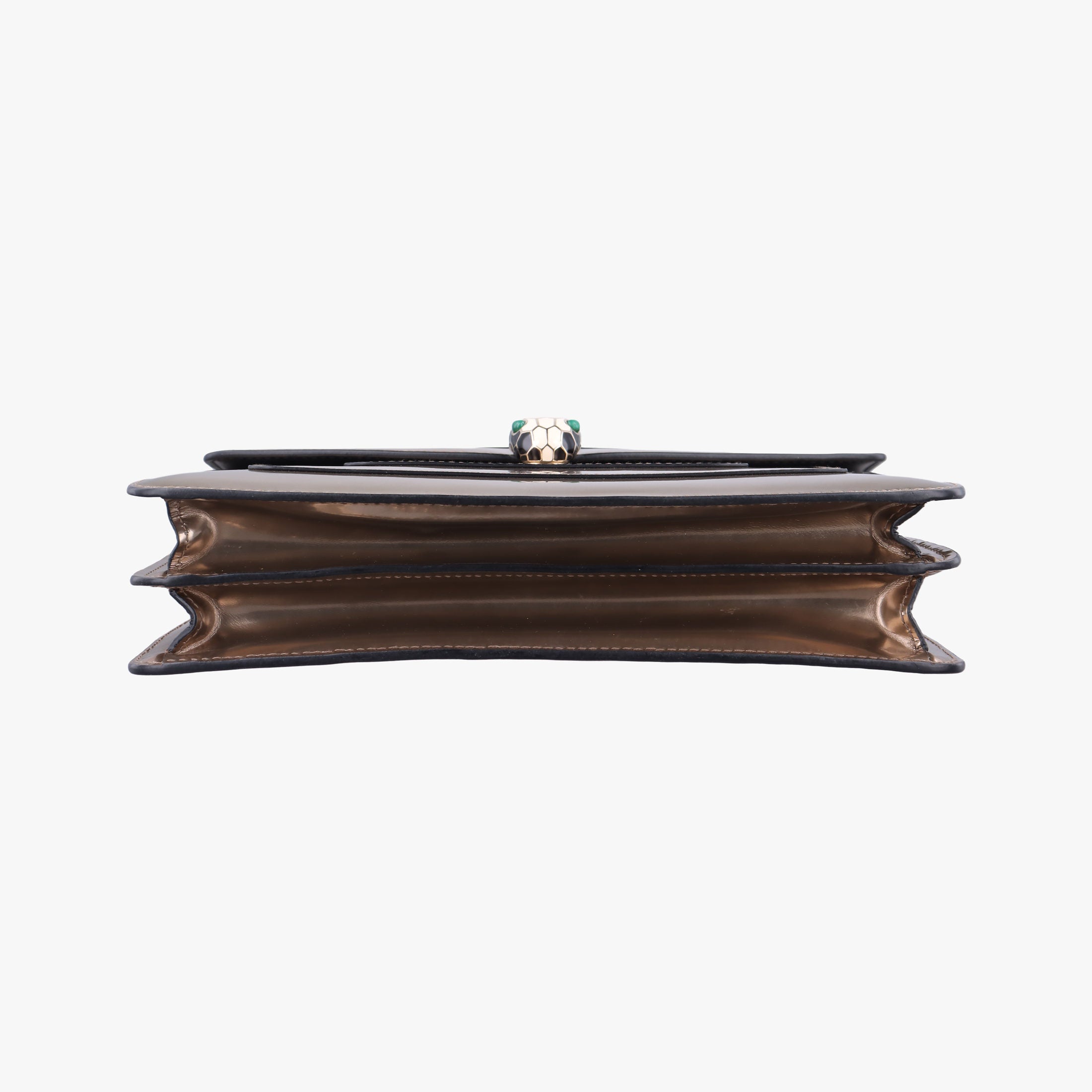 Pre-owned Bvlgari SERPENTI FOREVER Golden Enamel  shoulderbag | stylenewstar